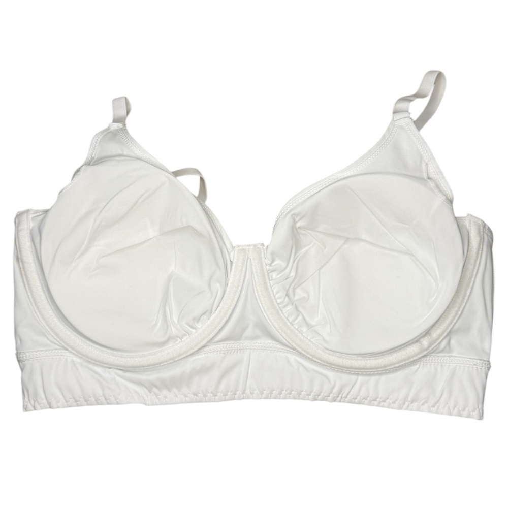 Rhonda Shear 2-pack Butterknit No Wire Underwire Bra Size XL Beige White NWOT - Picture 8 of 16